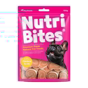 Nutri Bites Chicken Sushi x 100gr - Snack para Perros