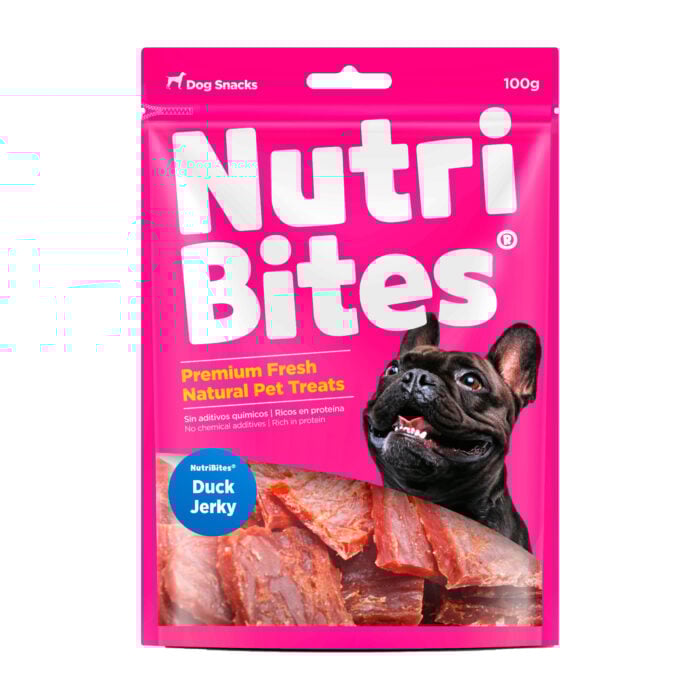 Nutri Bites Duck Jerky x 100gr - Snack para Perros