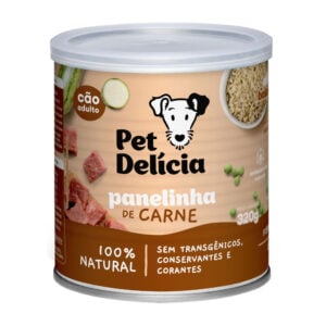 Pet Delicia Estofado de carne 320gr - Comida Natural para Perros