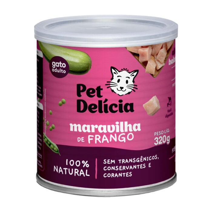 Pet Delicia Maravilla de pollo 320gr - Comida Natural para Gatos