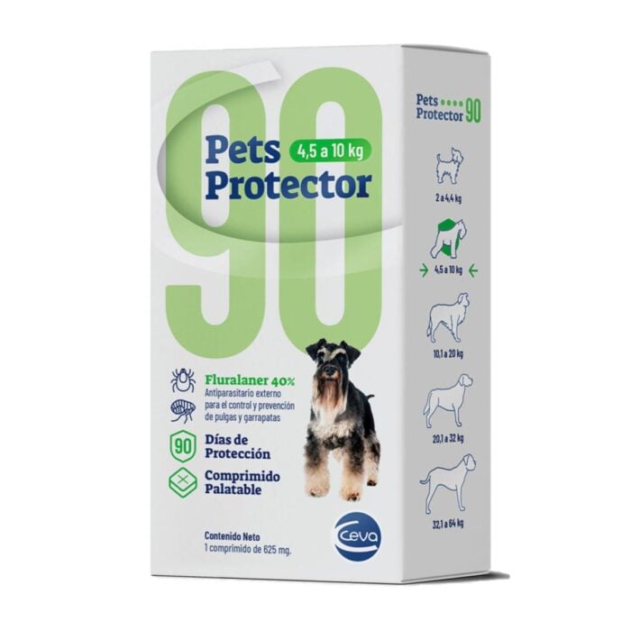Pets Protector 90 - de 4,5 a 10 Kg (250mg) - Protege 3 meses - Imagen 2