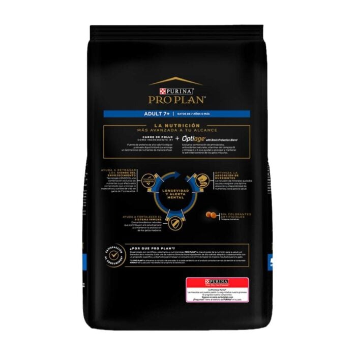 Pro Plan Adult Cat 7+ 3kg – Gatos senior - Imagen 2