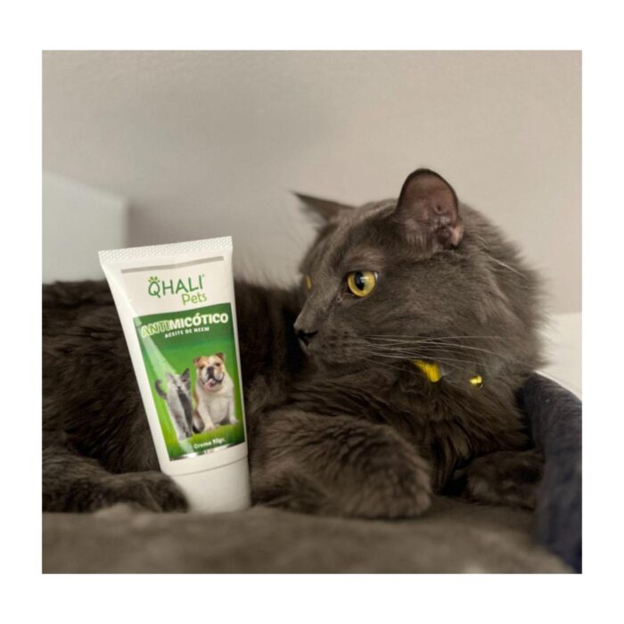 Qhali Pets Antimicótico 90gr - Crema para Perros y Gatos - Imagen 3