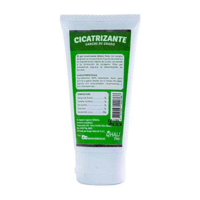 Qhali Pets Cicatrizante 90gr - Gel para Perros y Gatos - Imagen 2