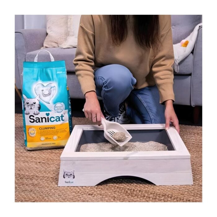 Sanicat Clumping 5kg - Arena de bentonita para Gatos - Imagen 6