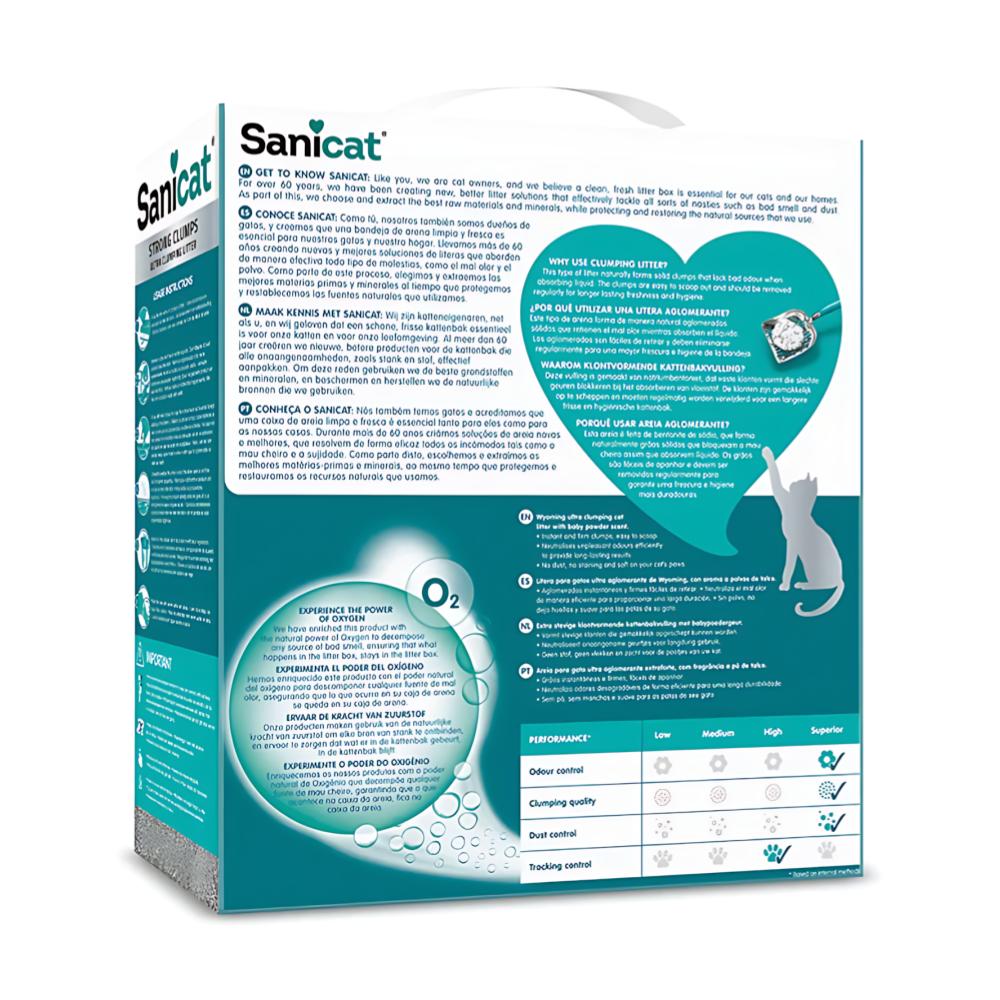 Sanicat Strong Clump 7kg - Arena de bentonita para Gatos - Imagen 2