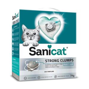 Sanicat Strong Clump 7kg - Arena de bentonita para Gatos