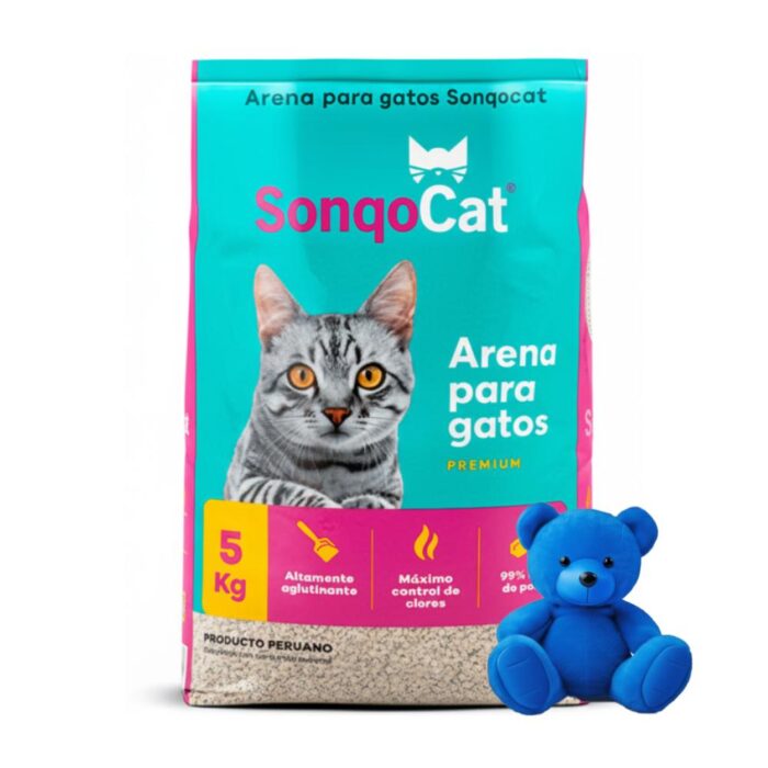 Sonqo Arena Granulada Aroma Bebe 5kg - para Gatos