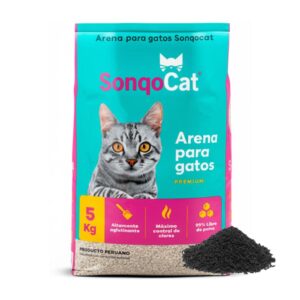 Sonqo Arena Granulada Carbon 5kg - para Gatos