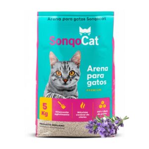 Sonqo Arena Granulada Lavanda 5kg - para Gatos