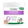 Vets Best Clean Ear Finger Pads x 50 - Limpieza oido