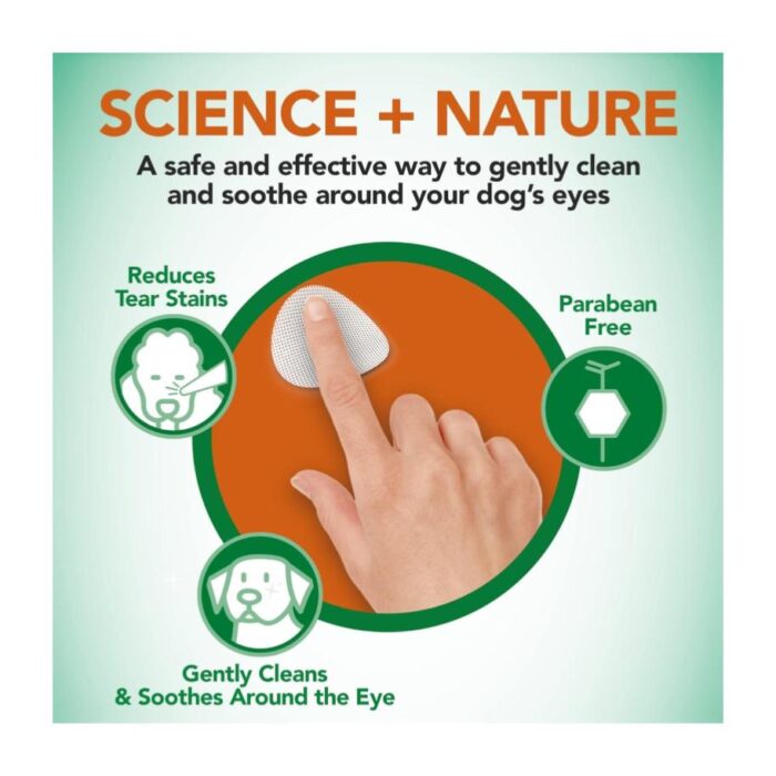 Vets Best Clean Eye Round Pads x 100 - Limpieza ocular - Imagen 5
