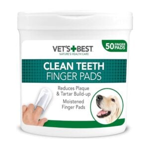 Vets Best Clean Teeth Finger Pads x 50 - Cuidado dental