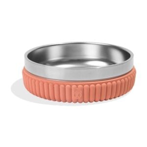 Zeedog Tuff Bowl Small Stripes Clay – Comedero para perros