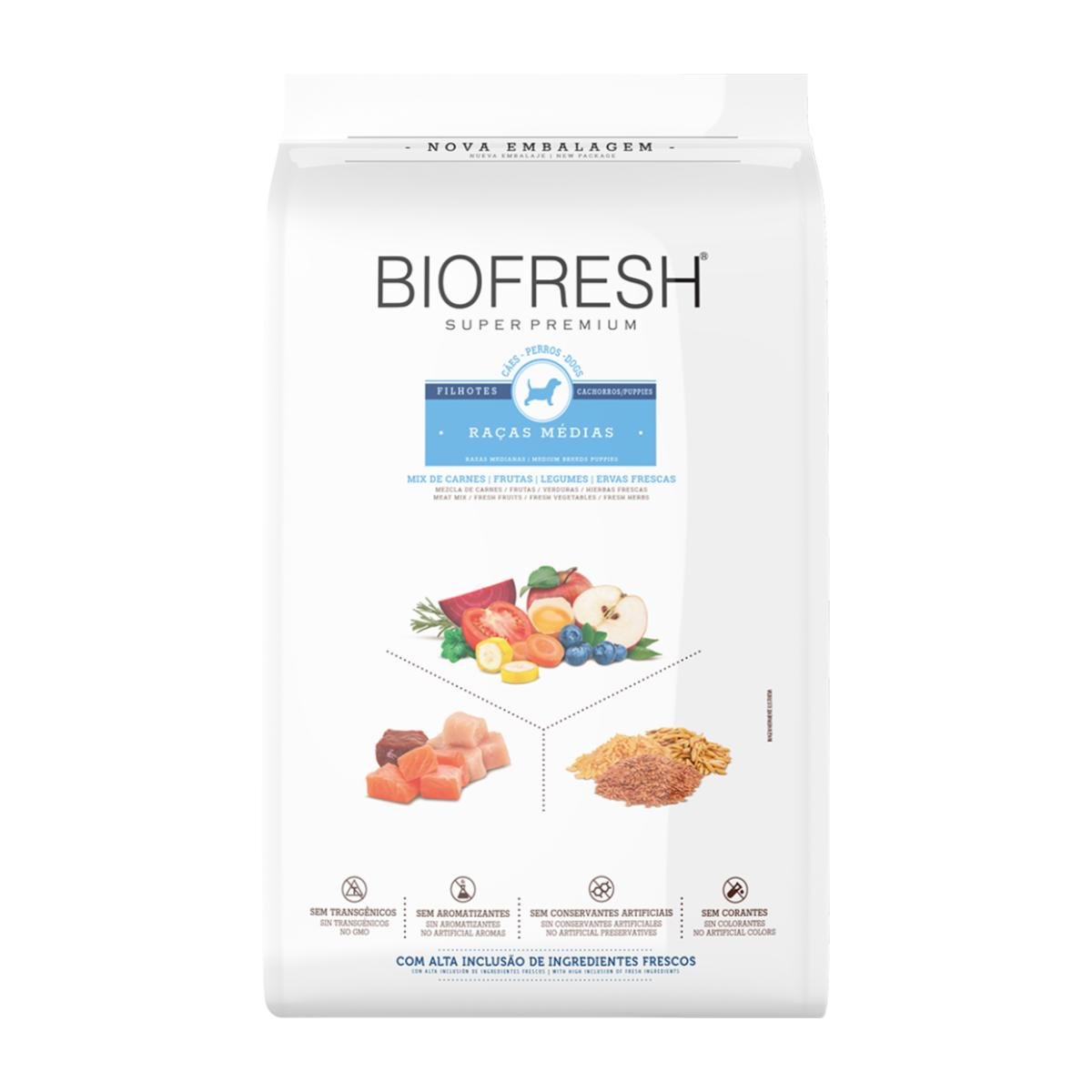 Biofresh Mix Carne de Res 3kg - Cachorro razas medianas