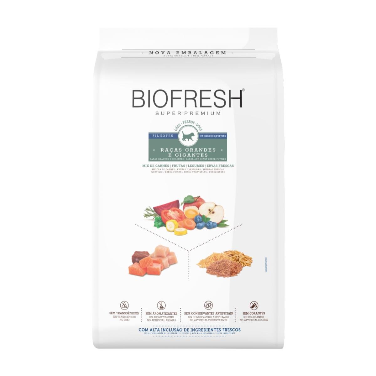 Biofresh Mix de Carnes 15kg - Cachorro razas Grande y Gigante