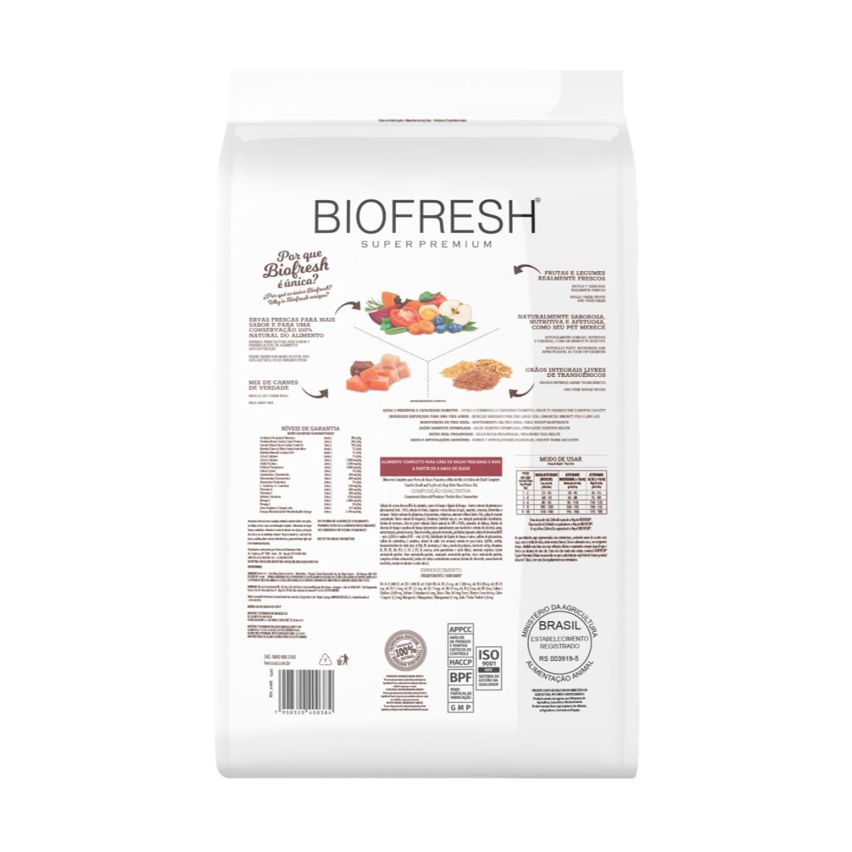 Biofresh Mix de Carnes 3kg - Senior razas mini y pequeña - Imagen 3