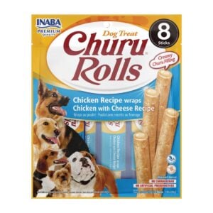 Churu Rolls Pollo con queso Recipe x 8un - Snack para perros