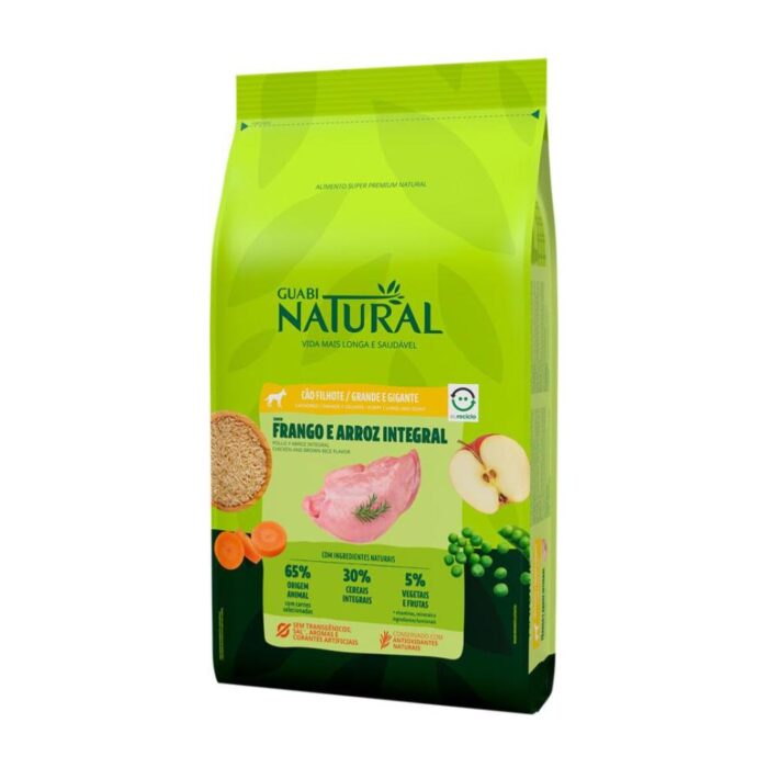 Guabi Natural Pollo y arroz 12kg - Cachorros rza grandes y gigante - Imagen 2