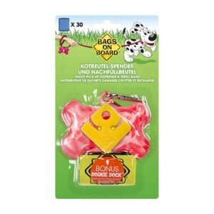 Bags on board Dispensador Bolsas rosado