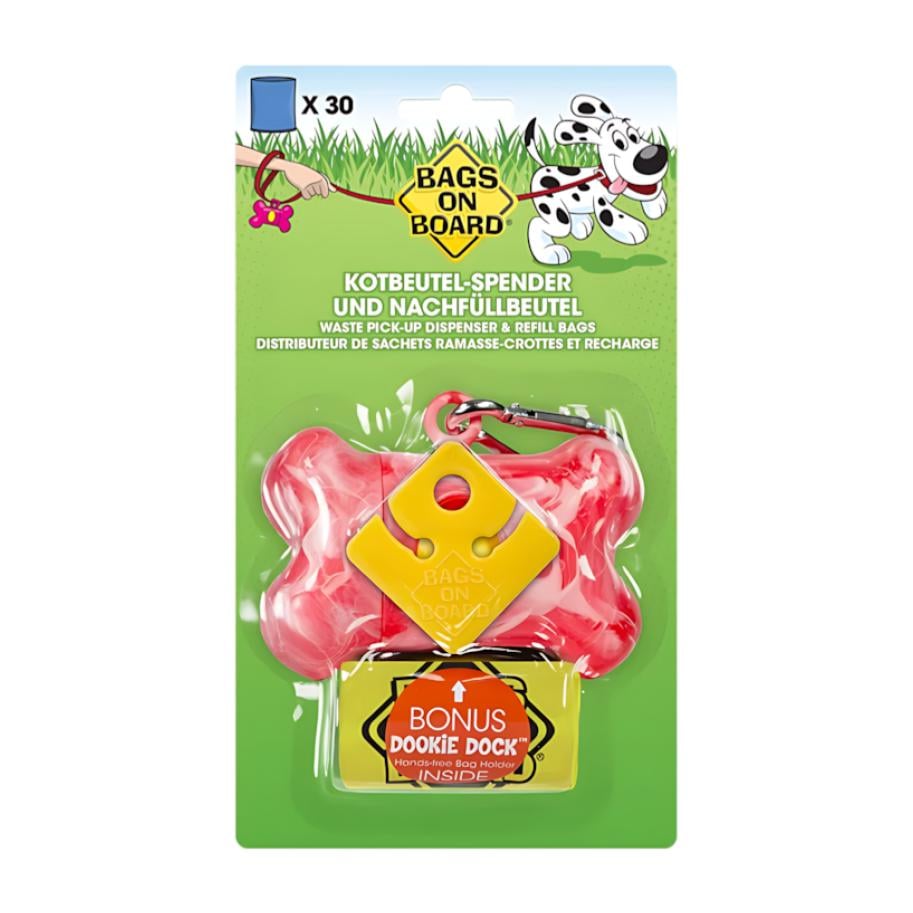 Bags on board Dispensador Bolsas rosado