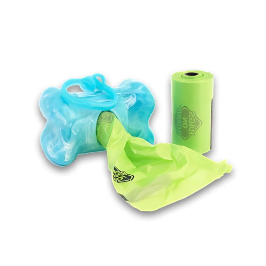 Bags on board Dispensador Bolsas turquesa + 2 Rollos - Imagen 2