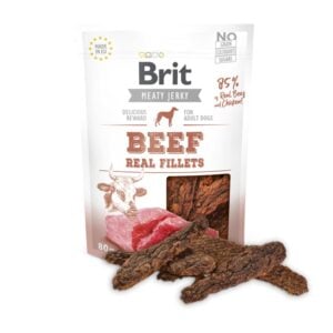 Brit Meat Jerky Snack Beef 80gr - Fillets Adulto