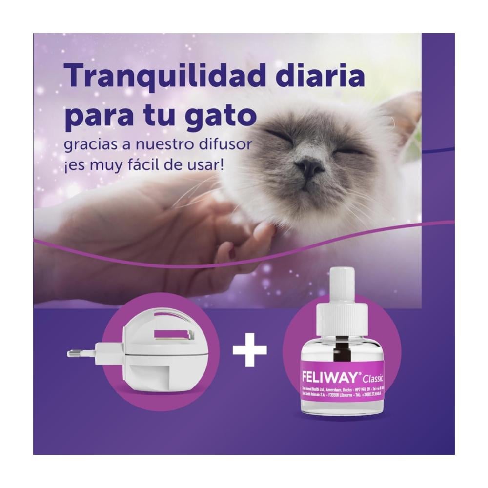 Feliway Classic Difusor + Repuesto - Feromonas para gatos - Imagen 4