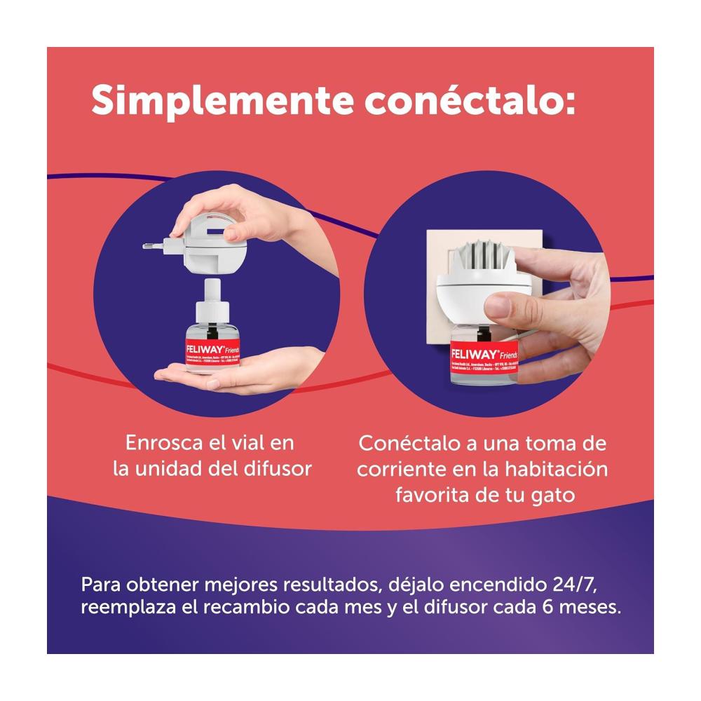 Feliway Friends Repuesto 48ml - Feromonas para gatos - Imagen 5