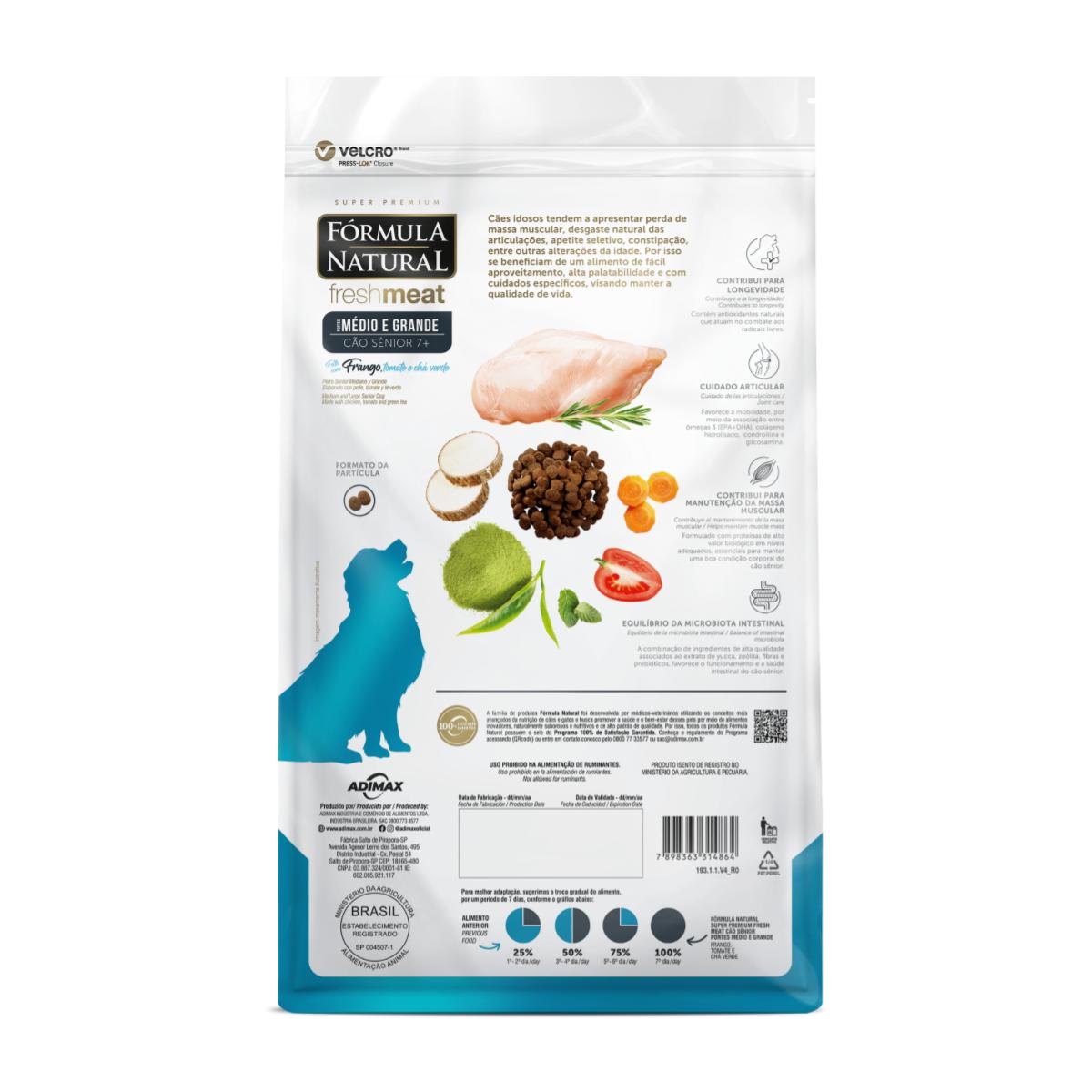 Fórmula Natural Fresh Meat Pollo 7+ - Sénior de raza med y gr. - Imagen 4