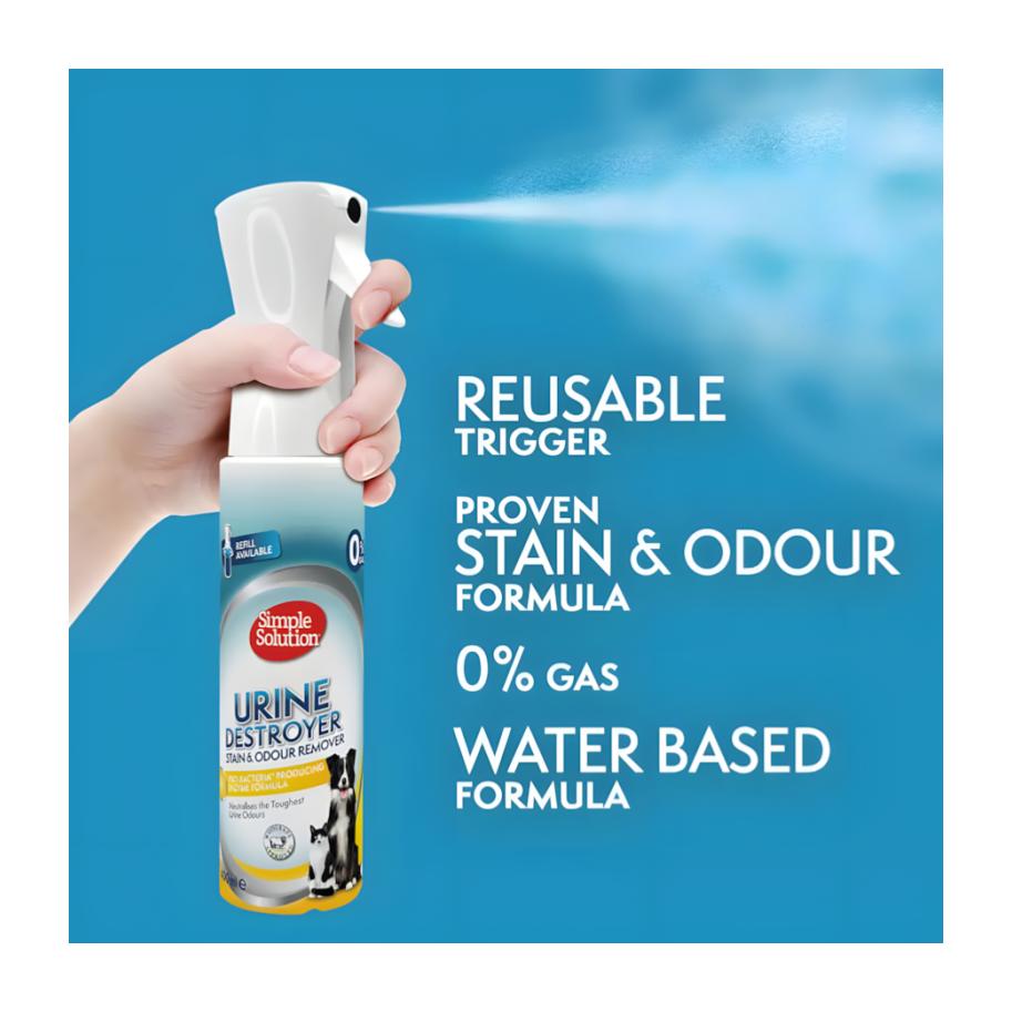 Simple Solution Spray Destructor de orina para perros y gatos - Imagen 3