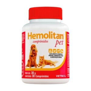 Vetnil Hemolitan Pet x 30un Suplemento para perros y gatos