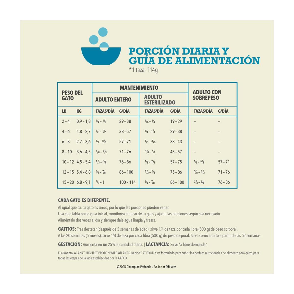 Acana Wild Atlantic 1.8kg - Gatos todas las etapas de vida - Imagen 8
