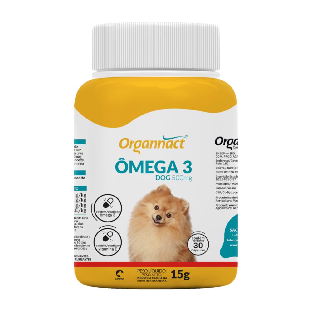 Organnact Omega 3 Dog 500mg - Suplemento vitamínico - Imagen 2
