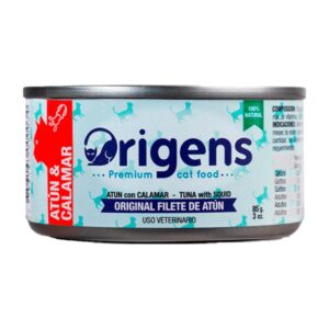 Origens filete de atún con calamar para gatos