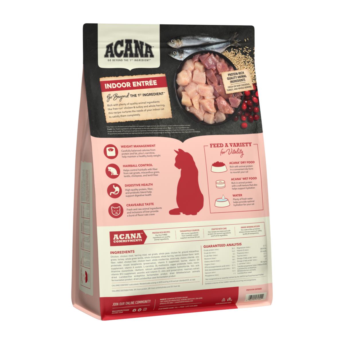Acana Indoor Entrée Cat 4.5kg - Gatos adultos - Imagen 5