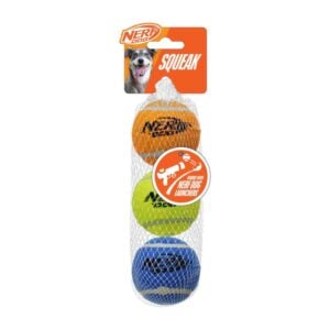 Nerf Dog Squeak Tennis Ball x3