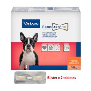 Virbac Endogard 10 blister x 2 tabs - Antiparasitario para perros
