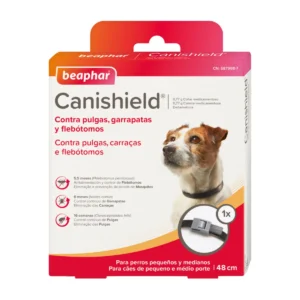 Beaphar Canishield Collar antiparasitario Perro pequeño y mediano