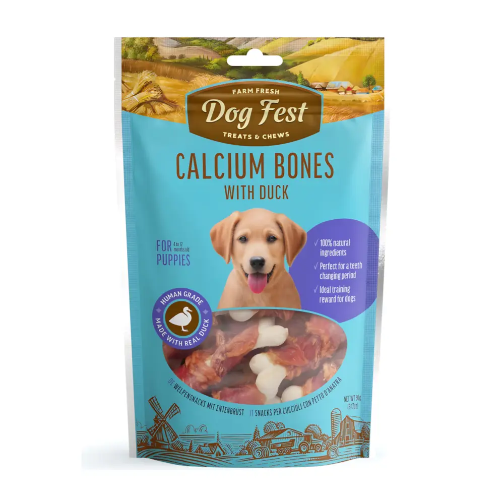 Dog Fest Calcium Bones With Duck