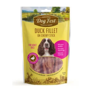 Dog Fest Duck Fillets On Chewy Stick