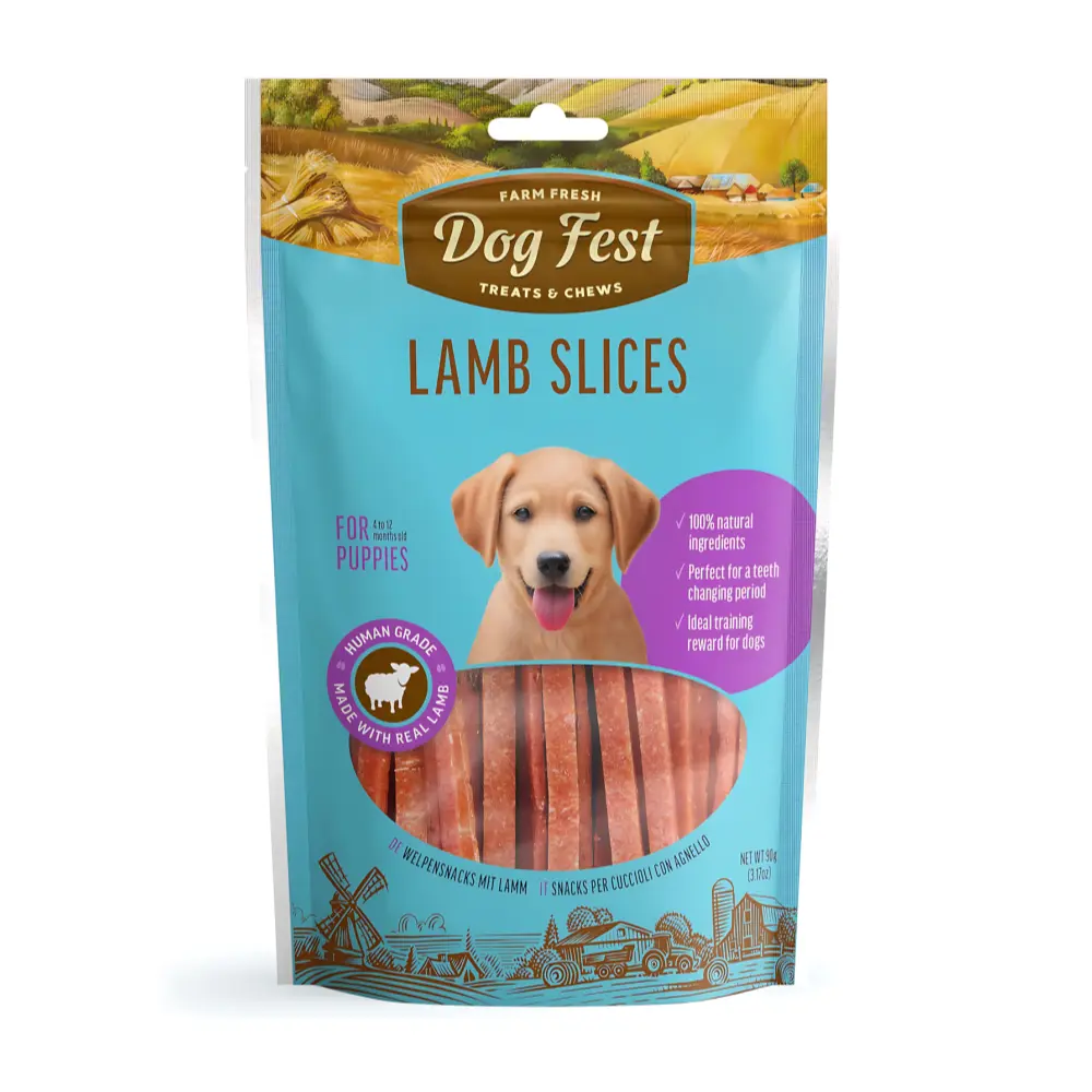 Dog Fest Lamb Slices cachorros