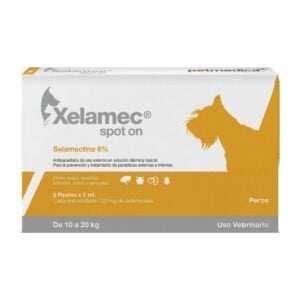 Xelamec Spot On 10kg a 20kg - Antipulgas y antiparasitario