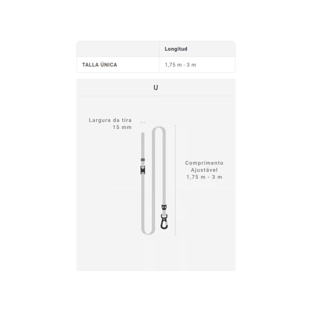 Correa zeedog extensible modelo Samba medidas