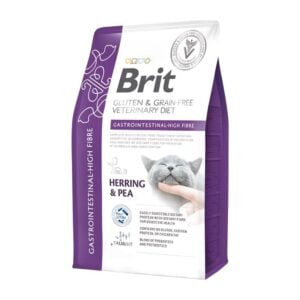 Brit Vet Diet GF Gastrointestinal High Fibre 2kg - Alimento para gatos