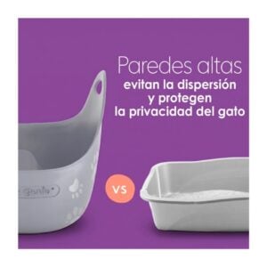 Litter box arenero 360 paredes altas