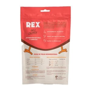 Rex deli patas de pollo parte trasera