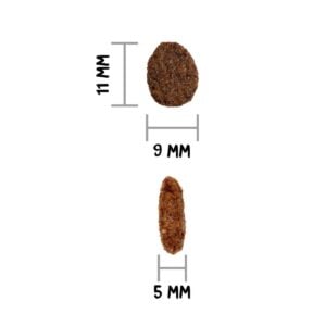 tamaño de croqueta