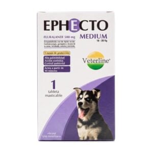 Ephecto 10 a 20kg Fluralaner (500mg)
