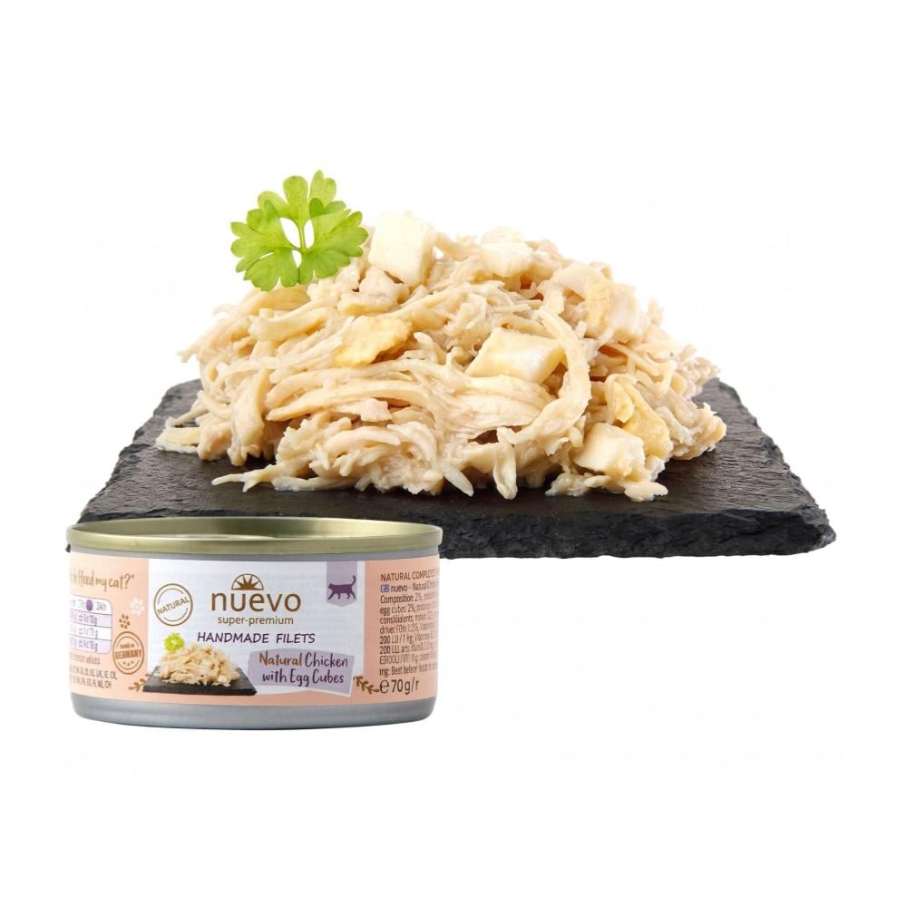 Nuevo Natural Pollo con Cubos de Huevo producto
